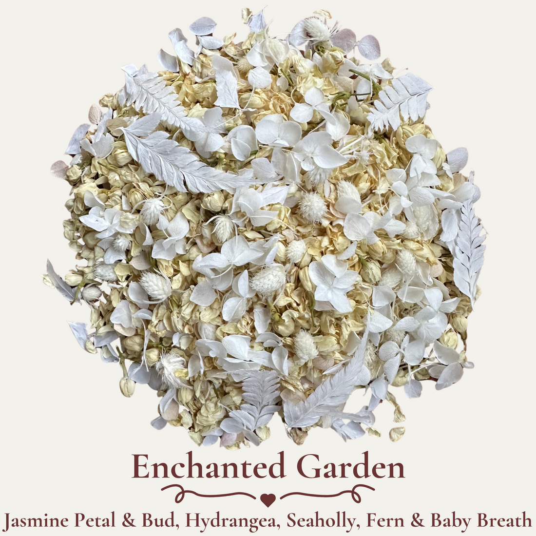 Dried Flowers Wedding Confetti & Biodegradable Bags for Wedding Guests