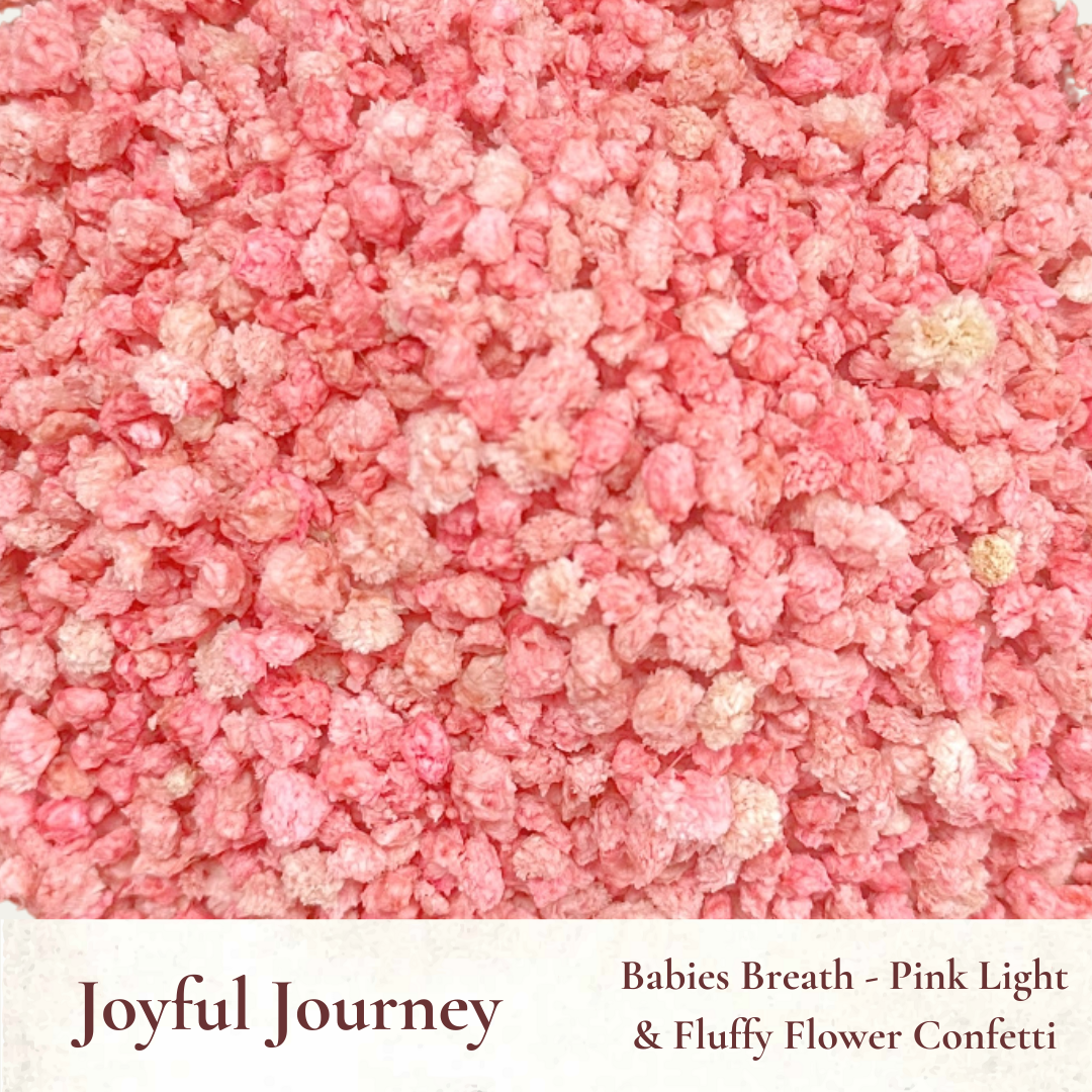 Dried Flowers Wedding Confetti – Joyful Journey