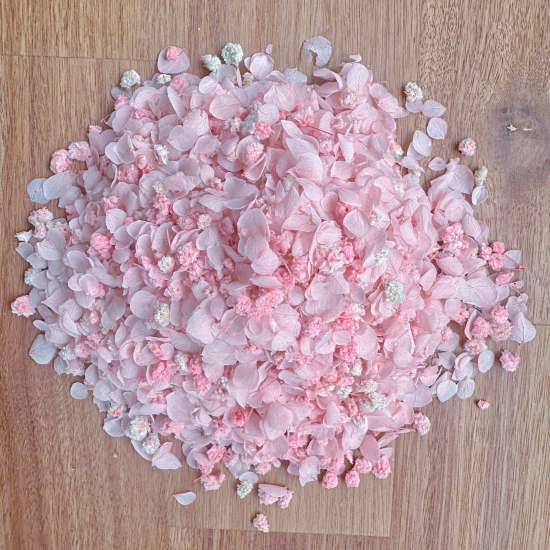 Dried Flowers Wedding Confetti – Blushing Glow