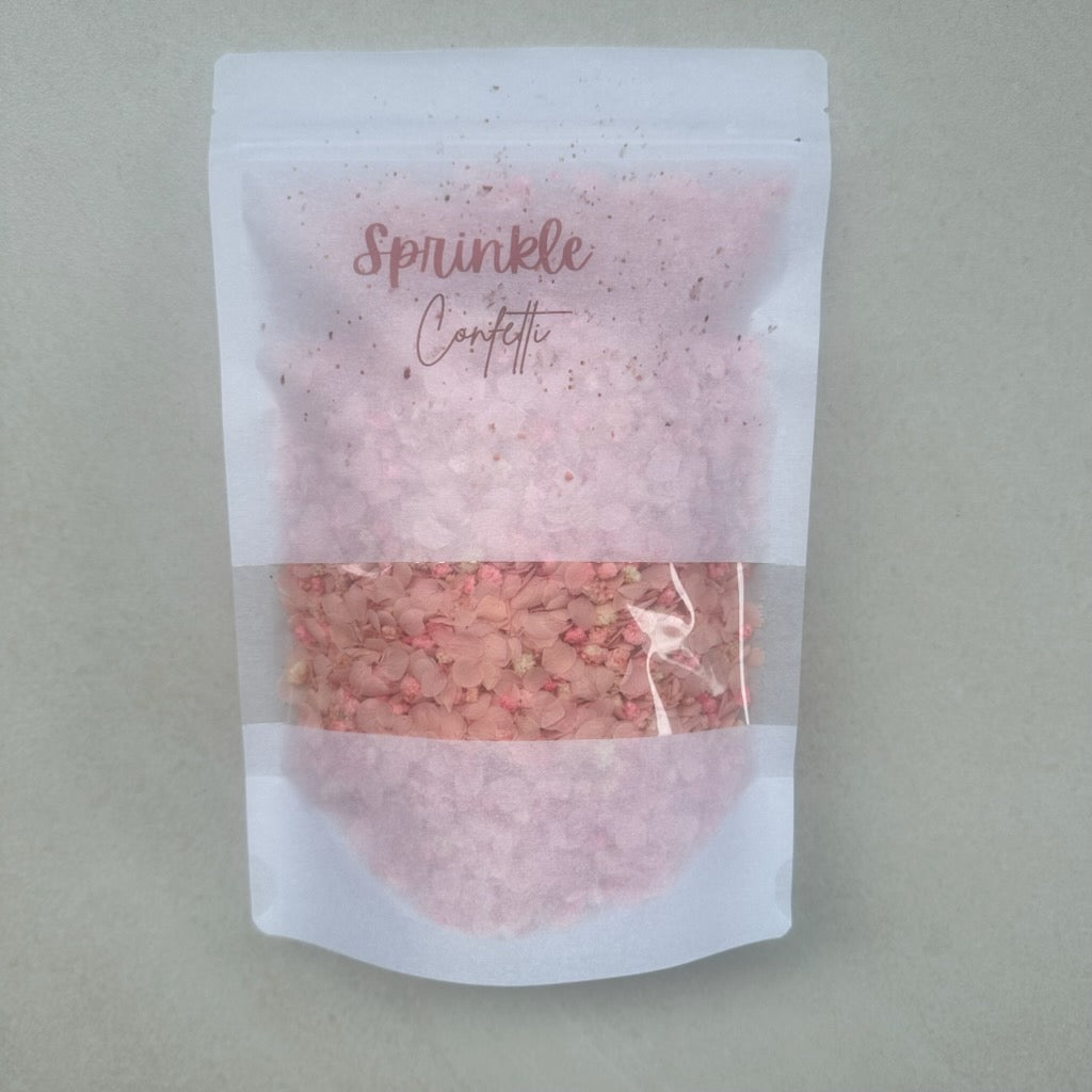 Dried Flowers Wedding Confetti – Blushing Glow